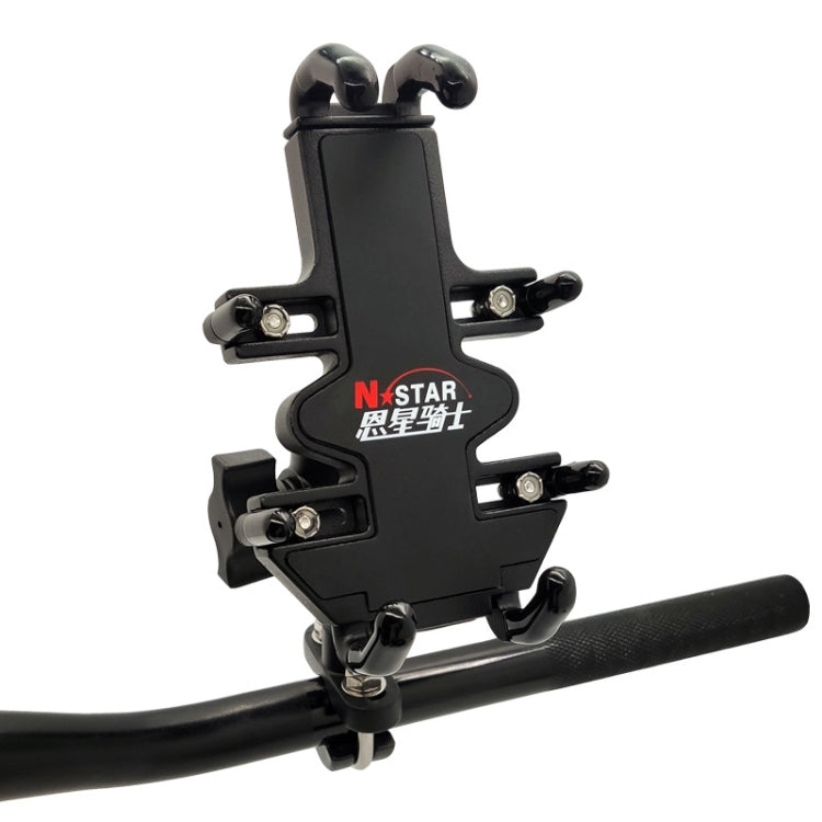 N-STAR NJN002 Motorcycle Metal Aluminum Alloy Universal Anti-Theft Mobile Phone Bracket, NJN002(T-shaped Ball Head Installation), NJN002(Inclined Ball Head Installation) N-STAR NJN002 Motorcycle Metal Aluminum Alloy Universal Anti-Theft Mobile Phone Bracket, NJN002(T-shaped Ball Head Installation), NJN002(Inclined Ball Head Installation)
