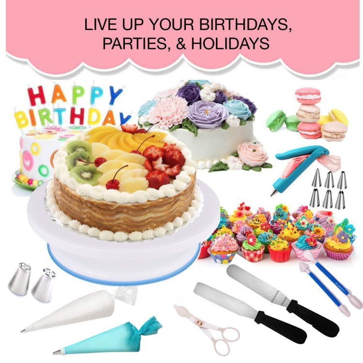 220 in 1 Cake Turntable Decorating Nozzle Set Baking Tool Fondant Mold Set 220 in 1 Cake Turntable Decorating Nozzle Set Baking Tool Fondant Mold Set