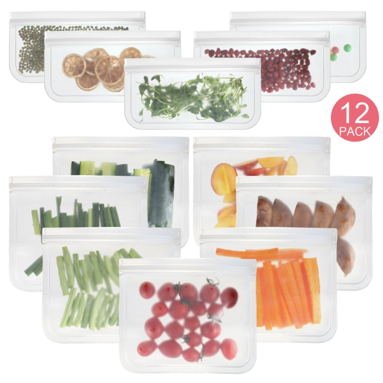 Translucent Frosted PEVA Food Preservation Bag Refrigerator Food Storage Bag Self-Sealing Food Bag, 5 PCS / Set(NO.1x5), 5 PCS / Set(NO.2x5), 6 PCS / Set(NO.1x4+NO.2x2), 10 PCS / Set(NO.1x6+NO.2x4), 12 PCS / Set(NO.1x7+NO.2x5) Translucent Frosted PEVA Food Preservation Bag Refrigerator Food Storage Bag Self-Sealing Food Bag, 5 PCS / Set(NO.1x5), 5 PCS / Set(NO.2x5), 6 PCS / Set(NO.1x4+NO.2x2), 10 PCS / Set(NO.1x6+NO.2x4), 12 PCS / Set(NO.1x7+NO.2x5)