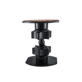 Soporte para cámara con mini cardán, soporte para teléfono móvil de escritorio, soporte para grabadora de coche, montaje de doble fijación, conector de tornillo de 1/4 para GoPro, pasta magnética para teléfonos