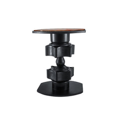 Soporte para cámara con mini cardán, soporte para teléfono móvil de escritorio, soporte para grabadora de coche, montaje de doble fijación, conector de tornillo de 1/4 para GoPro, pasta magnética para teléfonos