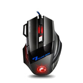 IMICE X7 2400 DPI 7-Key Wired Gaming Mouse with Colorful Breathing Light, Cable Length: 1.8m