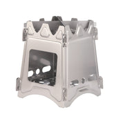 Stainless Steel Picnic Stove Wilderness Survival Foldable Stove, Foldable Stove