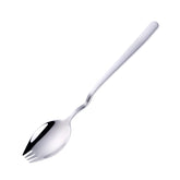Stainless Steel Instant Noodle Fork Multi-Purpose V-Shaped Knife Fork Spoon Integrated Tableware, Color: Silver, Fork Spoon (Silver), Fork Spoon (Gold), Fork Spoon (Rose Gold), Fork Spoon (Black), Fork Spoon (Blue), Fork Spoon (Purple)