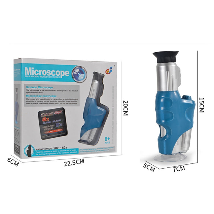 C2122 20X-60X Children Handheld Microscope Scientific Experiment Toy Outdoor Adventure STEAM Teaching Aids C2122 20X-60X Children Handheld Microscope Scientific Experiment Toy Outdoor Adventure STEAM Teaching Aids