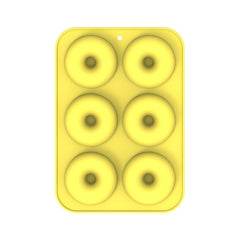 Oven Baking Tools Silicone Cake Donut Mold, 8 Even Brown, 6 Even Blue, 6 Even Purple, 6 Even Green, 6 Even Orange, 6 Even Yellow, 6 Even Red