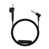 2 PCS 3.5mm to 2.5 mm Replacement Audio Cable with Mic For Bose AE2 / AE2i, Length: 1.5m