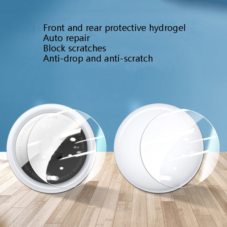 Hydrocoagulant Film Protective Film For AirTag, 50 Pairs HD Front + Back, 50 Pairs Frosted Front + Back Hydrocoagulant Film Protective Film For AirTag, 50 Pairs HD Front + Back, 50 Pairs Frosted Front + Back