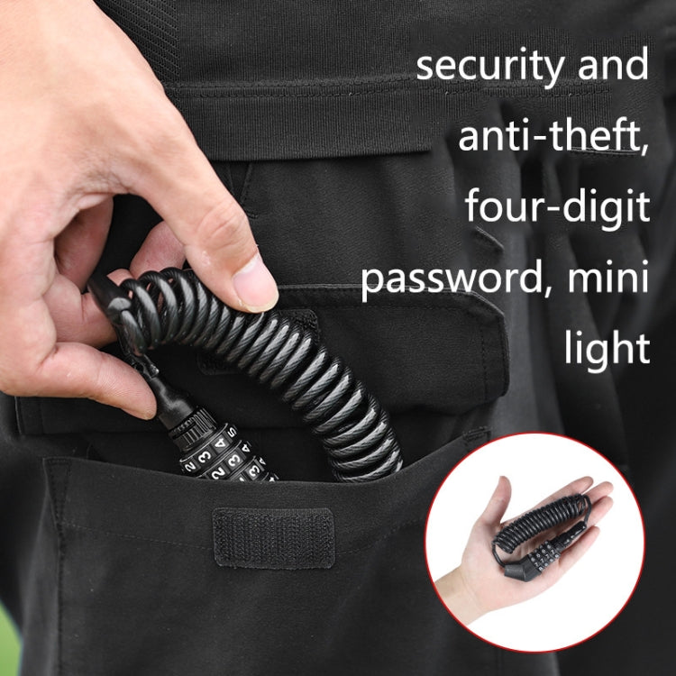 WEST BIKING YP0705063 Bicycle Lock Motorcycle Helmet Lock Anti-Theft Password Cable Lock, WEST BIKING YP0705063 WEST BIKING YP0705063 Bicycle Lock Motorcycle Helmet Lock Anti-Theft Password Cable Lock, WEST BIKING YP0705063