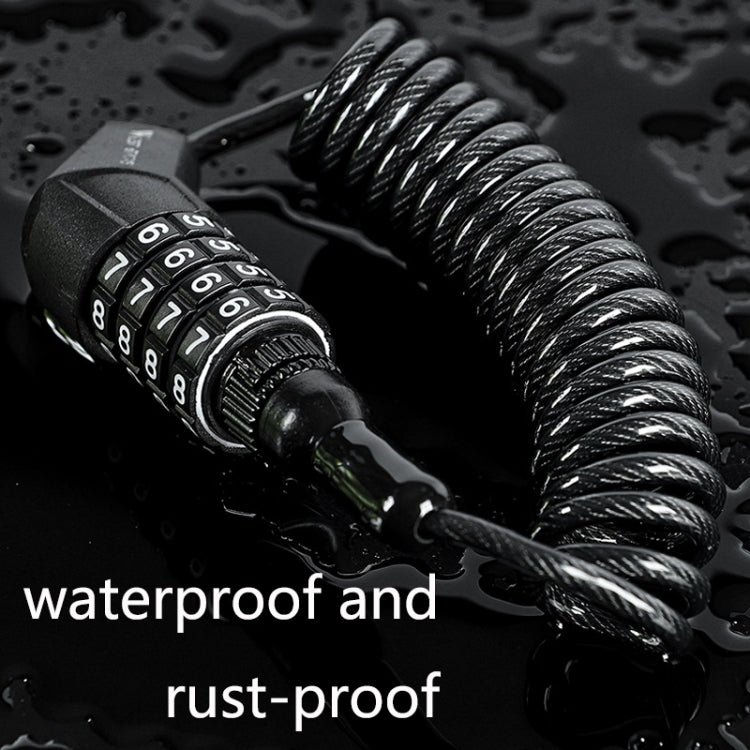 WEST BIKING YP0705063 Bicycle Lock Motorcycle Helmet Lock Anti-Theft Password Cable Lock, WEST BIKING YP0705063 WEST BIKING YP0705063 Bicycle Lock Motorcycle Helmet Lock Anti-Theft Password Cable Lock, WEST BIKING YP0705063
