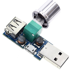 2 PCS HW-602 USB Fan Governor Wind Speed Controller Air Volume Regulator Cooling Mute Multifunction Noise Reduction Switch Module