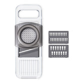 Multi-Function Slicker Kitchen Gadget Potato Slice Grater, Three Knives Gray, Six Knives Gray