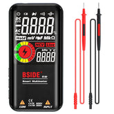 BSIDE Digital Multimeter 9999 Counts LCD Color Display DC AC Voltage Capacitance Diode Meter, S10 Dry Battery Version (Black), S10 Dry Battery Version (Red), S11 Recharge Version (Black), S11 Recharge Version (Red)
