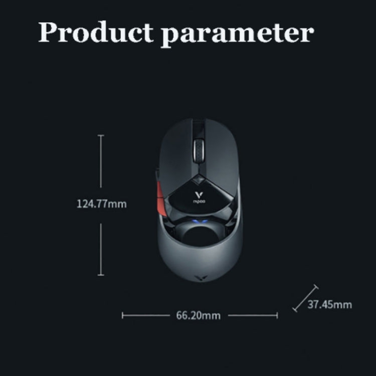 Rapoo VT960 1600 DPI 7 Keys Dual Mode Macro Programmable Symphony RGB Backlit Wireless Gaming Mouse Rapoo VT960 1600 DPI 7 Keys Dual Mode Macro Programmable Symphony RGB Backlit Wireless Gaming Mouse