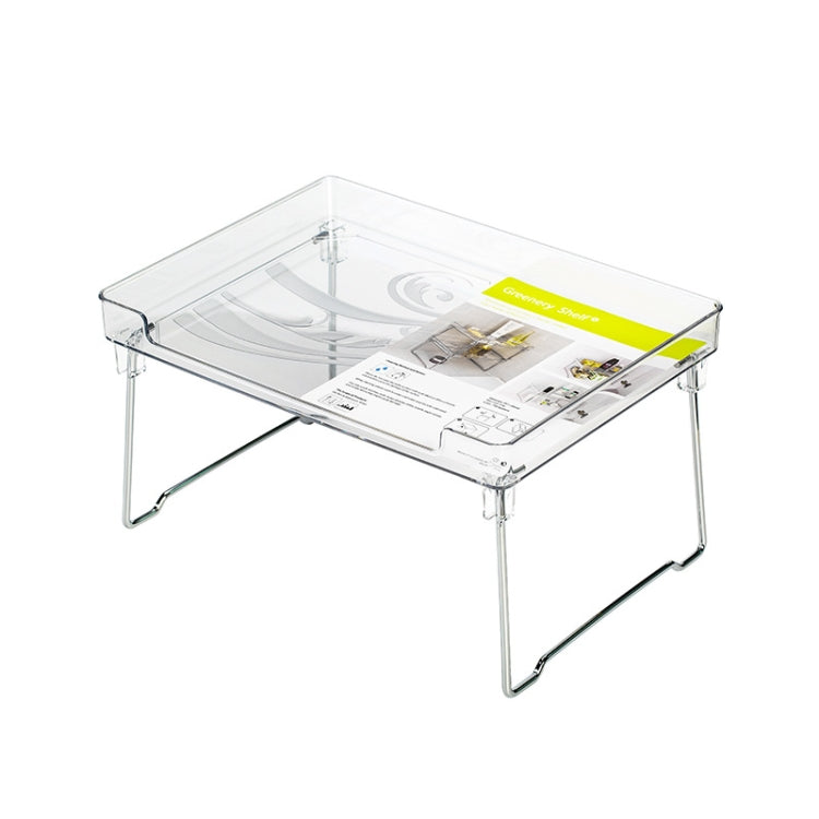 Kitchen Desktop Wardrobe Foldable Cabinet Storage Rack, White, Transparent Kitchen Desktop Wardrobe Foldable Cabinet Storage Rack, White, Transparent