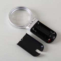 Th7006 Multi-Function Folding Magnifying Mirror With LED Lamp Hold Bracket Two-Purpose Reading Repair Acrylic 3 Times Magnifier