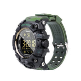 Waterproof Sports Smart Watch EX16S Camouflage Outdoor Bluetooth Remote Pedemeter Long Standby