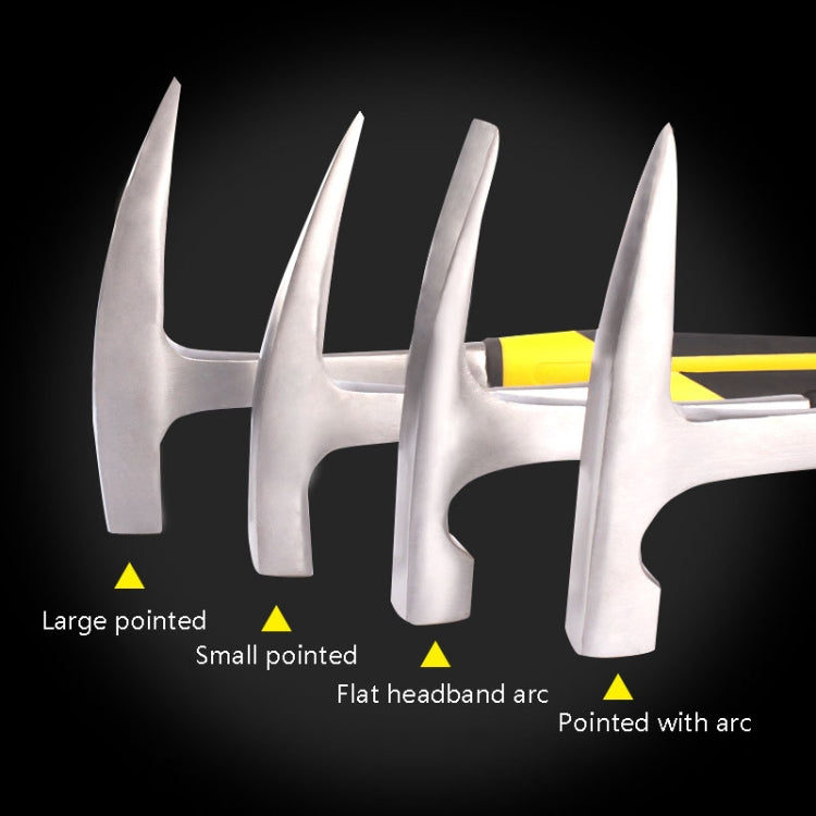 Geological Exploration Tool Multi-Function Hardware Hammer, Style:, Small, Large, Pointed With Arc, Flat Head With Arc Geological Exploration Tool Multi-Function Hardware Hammer, Style:, Small, Large, Pointed With Arc, Flat Head With Arc