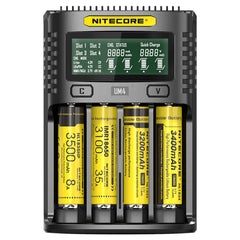 NITECORE Smart LCD Display Automatically Activates Repair USB 4-Slot Charger