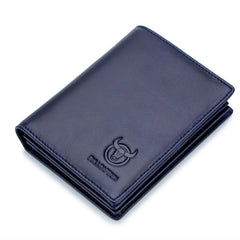 BUFF CAPTAIN 027 Men Short Anti-Theft Wallet Leather Multi-Card Thicken Wallet