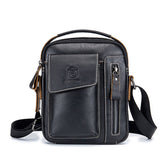 BUFF CAPTAIN 037 First-Layer Cowhide Messenger Bag Male Sports Soft Leather Shoulder Bag