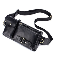BULL CAPTAIN 020 Men Small Mobile Phone Waist Bag Crossbody Multi-Function Chest Bag