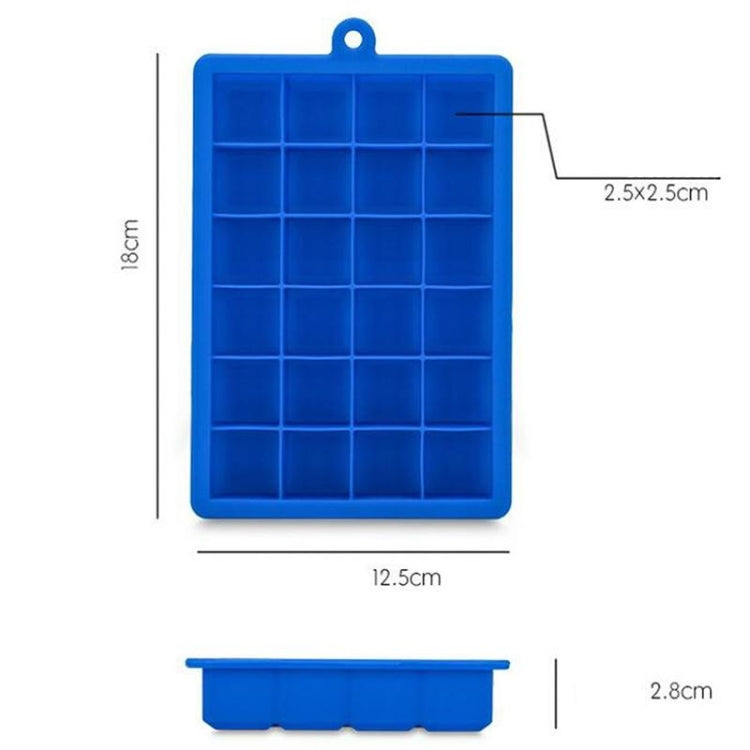 24 Grids Silicone Ice Cube Tray Molds Square Shape Ice Cube Maker Fruit Popsicle Ice Cream Mold 24 Grids Silicone Ice Cube Tray Molds Square Shape Ice Cube Maker Fruit Popsicle Ice Cream Mold