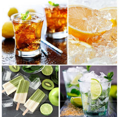 Silicone Chocolate Mold Tray Creative Geometry Shaped Ice Cube Cake decoration Mold, Round, Square, Heart, Star