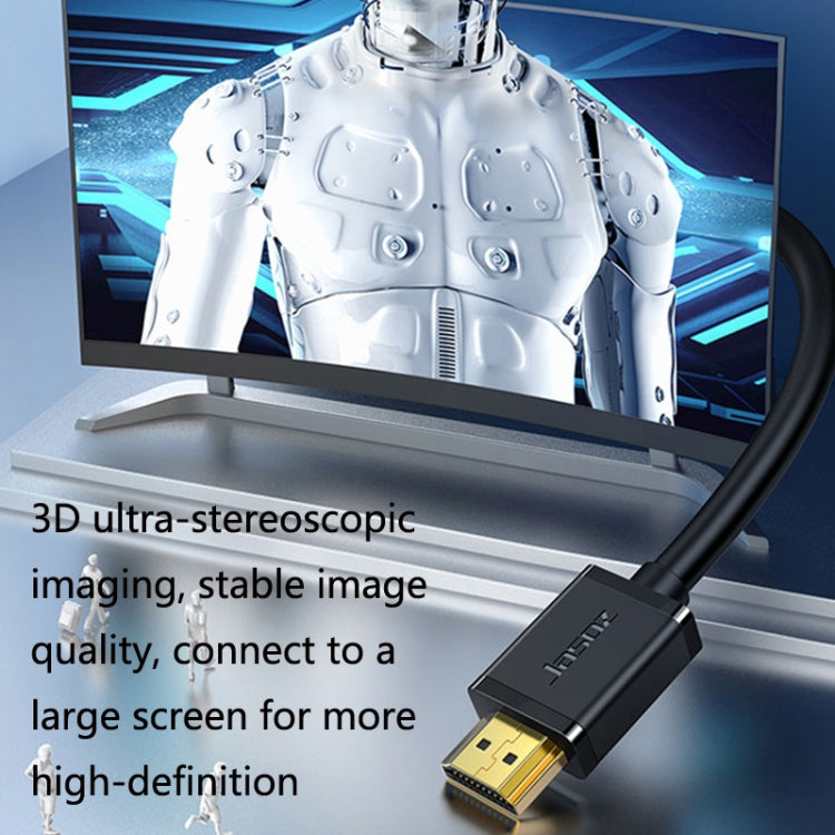 Jasoz 4K HDMI High-Definition Projector Cable Computer Video Cable Oxygen-Free Copper Core, Cable Length: Jasoz 4K HDMI High-Definition Projector Cable Computer Video Cable Oxygen-Free Copper Core, Cable Length: