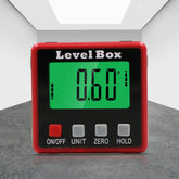 Precision Digital Inclinometer Electron Goniometers 4x90 Degree Magnetic Base Digital Protractor Angle Finder Bevel Box