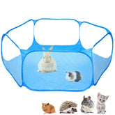 Portable Small Animal Game Fence Folding Outdoor Interior Pet Tent, Blue Opp Bag, Black Opp Bag, Pink Opp Bag