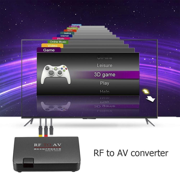 RF To AV Converter TV Channel Selector Channel Extender,  Supports Full Standard RF To AV Converter TV Channel Selector Channel Extender,  Supports Full Standard