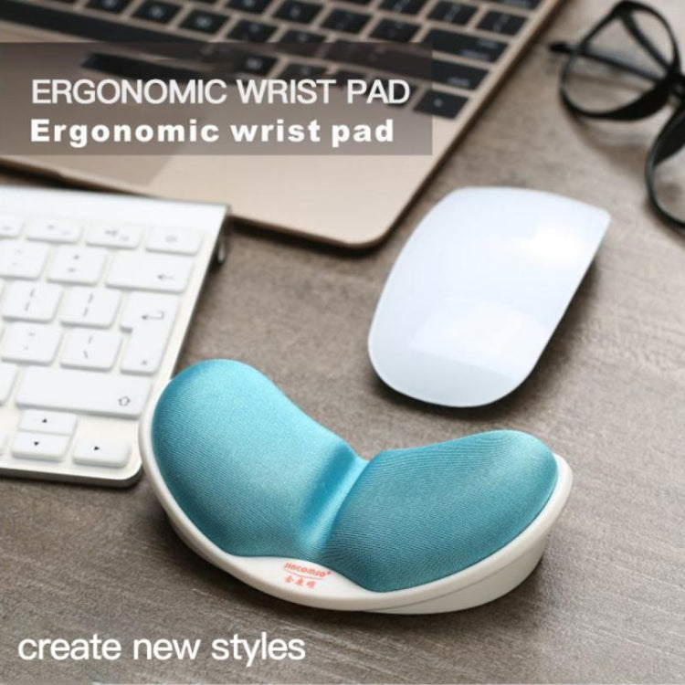 Jincomso V1C Slow Rebound Wristband Mouse Pad Ergonomic Memory Foam Mechanical Keyboard Hand Rest, Black, Blue, Gray Jincomso V1C Slow Rebound Wristband Mouse Pad Ergonomic Memory Foam Mechanical Keyboard Hand Rest, Black, Blue, Gray