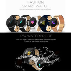 Q8 OLED Color Screen Fashion Smart Watch IP67 Waterproof, Support Heart Rate Monitor / Blood Pressure Oxygen / Fitness Tracker