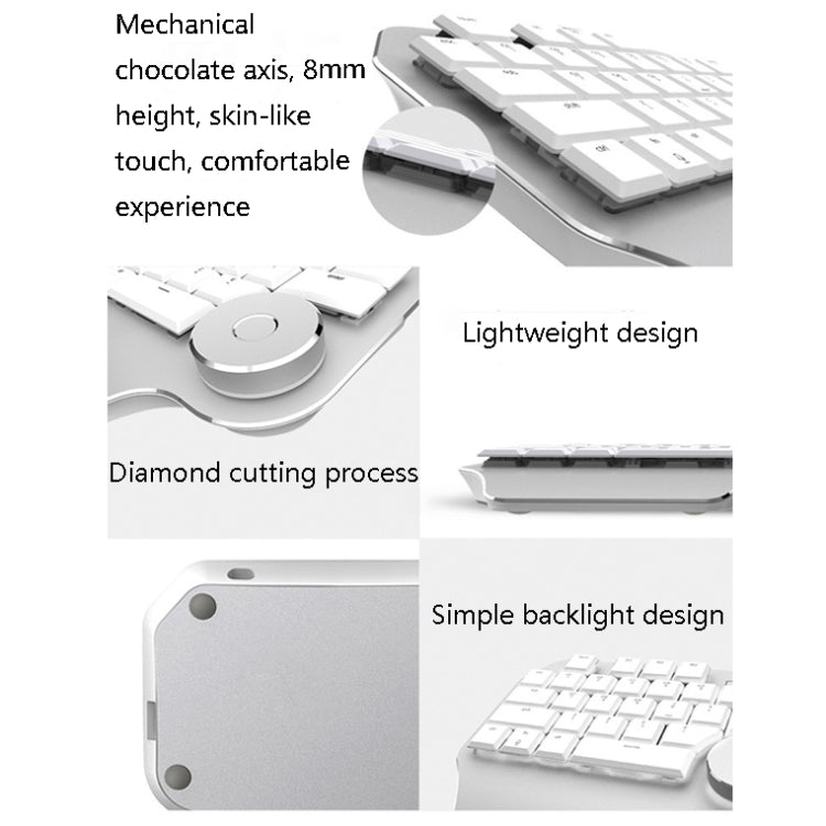DELUX T11 29 Keys Single-Hand Keyboard Shortcut Key Speech Tool Flat Keyboard, Colour: Silver, Silver, Black DELUX T11 29 Keys Single-Hand Keyboard Shortcut Key Speech Tool Flat Keyboard, Colour: Silver, Silver, Black