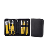 9 In 1 Nail Clipper Set Manicure Set Stainless Steel Nail Clipper Manicure Tool, 9 In 1, 18 In 1 Yellow, 26 In 1  Pink, 26 In 1 Black