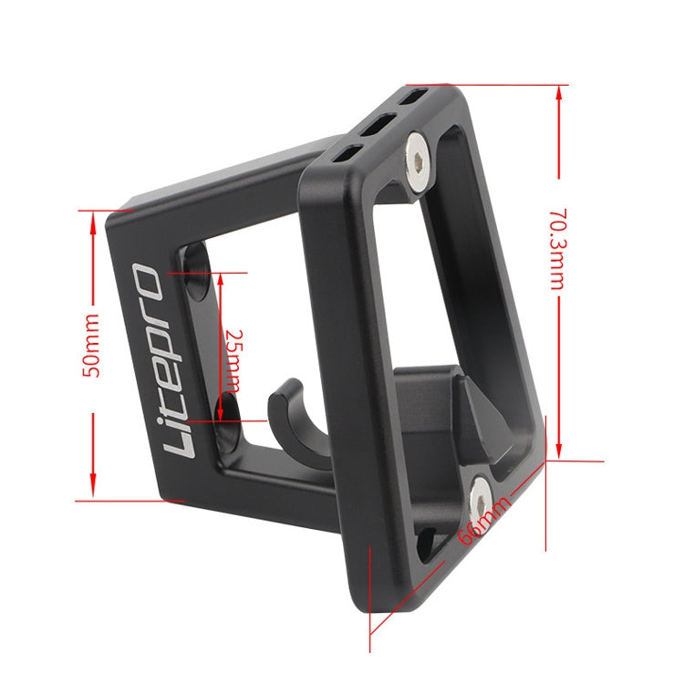 Litepro Split Pig Nose Rest Aluminum Alloy Front Shelf Installed Seat, Black, Red, Silver, Gold Litepro Split Pig Nose Rest Aluminum Alloy Front Shelf Installed Seat, Black, Red, Silver, Gold