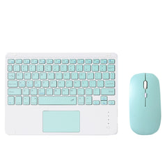871 Teclado inalámbrico portátil Bluetooth de 9,7 pulgadas con pantalla táctil iPad + juego de mouse para iPad, rosa + mouse, verde menta + mouse, verde + mouse, amarillo + mouse, blanco + mouse, negro + mouse