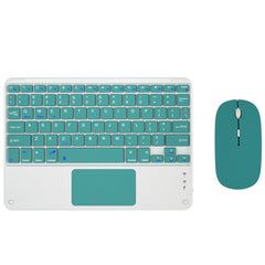 871 Teclado inalámbrico portátil Bluetooth de 9,7 pulgadas con pantalla táctil iPad + juego de mouse para iPad, rosa + mouse, verde menta + mouse, verde + mouse, amarillo + mouse, blanco + mouse, negro + mouse