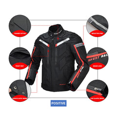 GHOST RACING GR-Y07 Motorcycle Cycling Jacket Four Seasons Locomotive Racing Anti-Fall Cloth