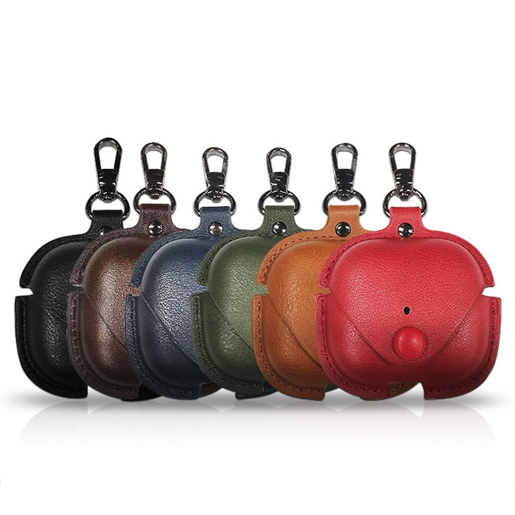 Funda protectora de piel sintética con hebilla de metal para AirPods 3, para AirPods 3 Funda protectora de piel sintética con hebilla de metal para AirPods 3, para AirPods 3