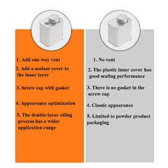 Square Tinplate Metal Sealed Cans Coffee Bean Powder Tin Cans, Specification: With Air Valve