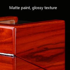 1+0 Automatic Strings Watch Box Varnished Rosewood Grain Watch Shaker, US Plug