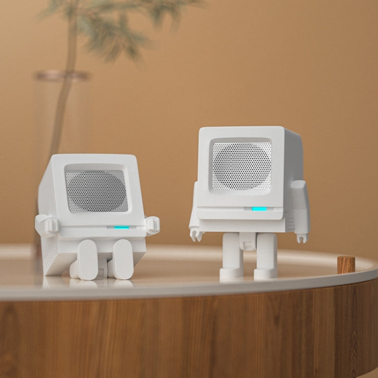 Z02 Robot Bluetooth 5.0 Mini Desktop Speaker TWS Wireless Cute Audio Z02 Robot Bluetooth 5.0 Mini Desktop Speaker TWS Wireless Cute Audio