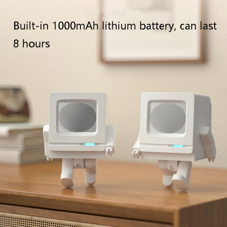 Z02 Robot Bluetooth 5.0 Mini Desktop Speaker TWS Wireless Cute Audio Z02 Robot Bluetooth 5.0 Mini Desktop Speaker TWS Wireless Cute Audio