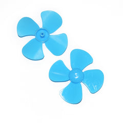 100 PCS Four-Blade Propeller Technology Made Toy Accessories, Random Color Delivery, Four-Blade Propeller