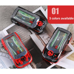 Children Car Adventure Game Two-Players Battle Toy, Red, Black, Black Red