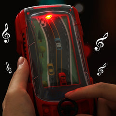 Children Car Adventure Game Two-Players Battle Toy, Red, Black, Black Red