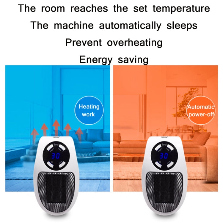 Household Multifunctional Intelligent Temperature Control Small Heater, Specification:, EU Plug, US Plug, UK Plug Household Multifunctional Intelligent Temperature Control Small Heater, Specification:, EU Plug, US Plug, UK Plug
