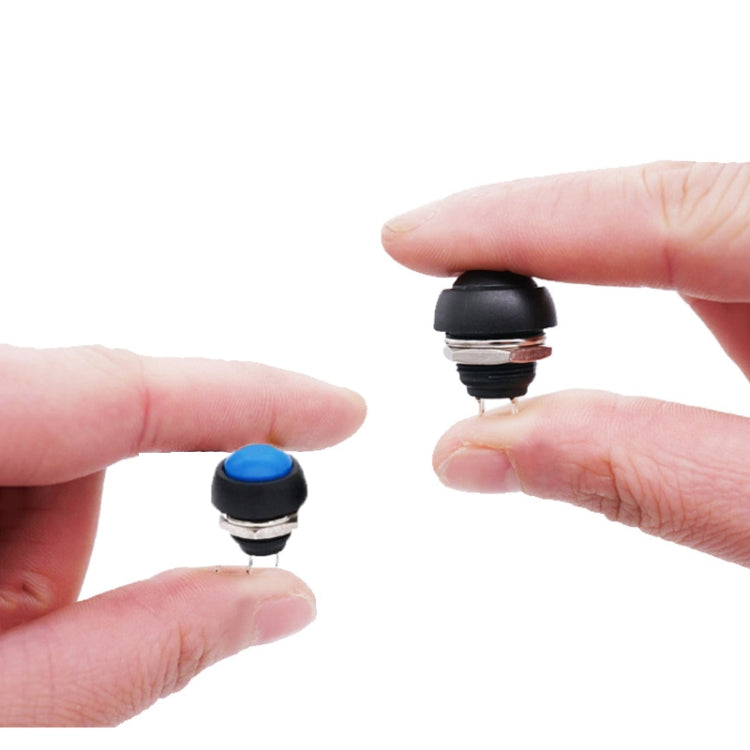 10 PCS Small Waterproof Self-Reset Button Switch, Black, Green, Red, Orange, White, Blue 10 PCS Small Waterproof Self-Reset Button Switch, Black, Green, Red, Orange, White, Blue